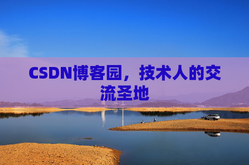 CSDN博客园，技术人的交流圣地